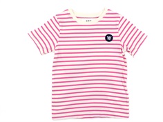 Wood Wood t-shirt Ola offwhite/pink stripes